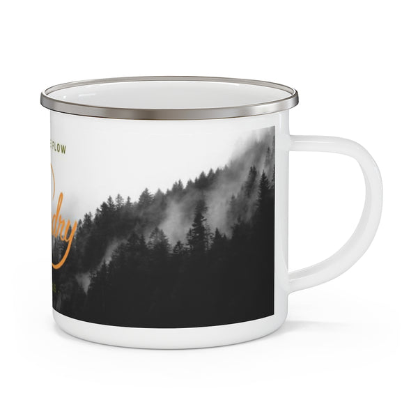 Against The Flow - Enamel Camping Mug