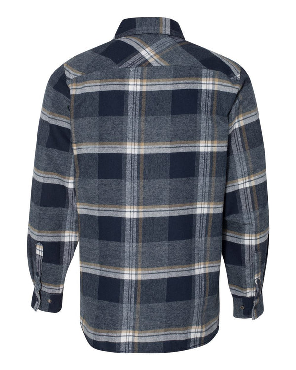 Blue Lines  -  Snap Up Flannel