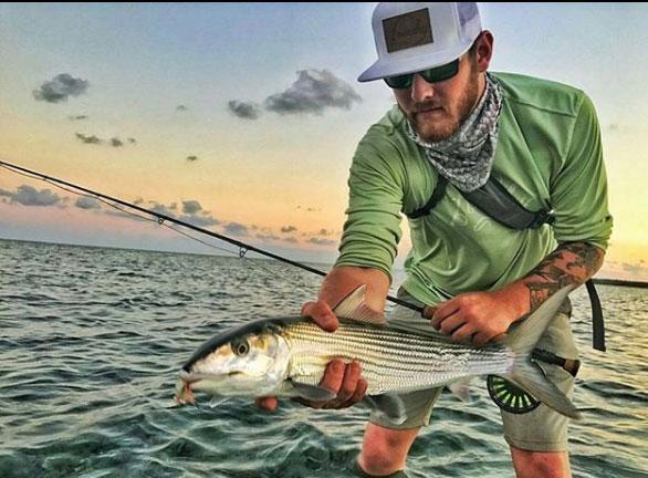 Flats Green - UPF 50+ Long Sleeve - Fly Fishing Hoodie - Foundry Fishing