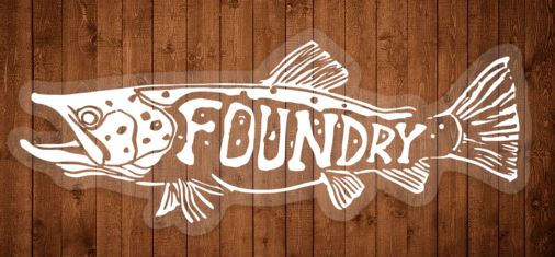 Frenzy Clear Water Sticker - Foundry Fishing