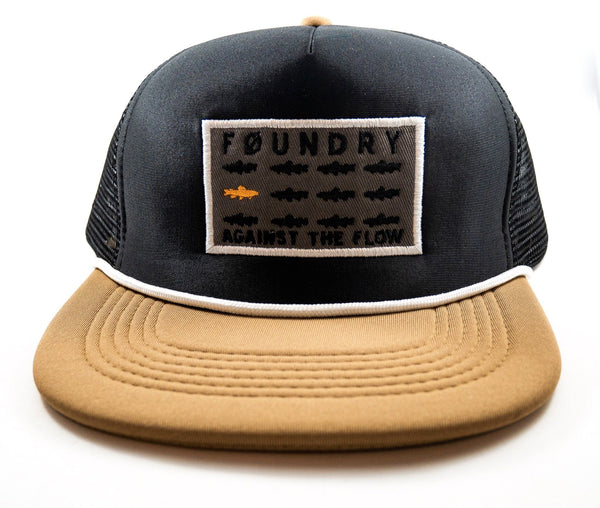 Against The Flow - Mesh Back Hat - Foundry Fishing