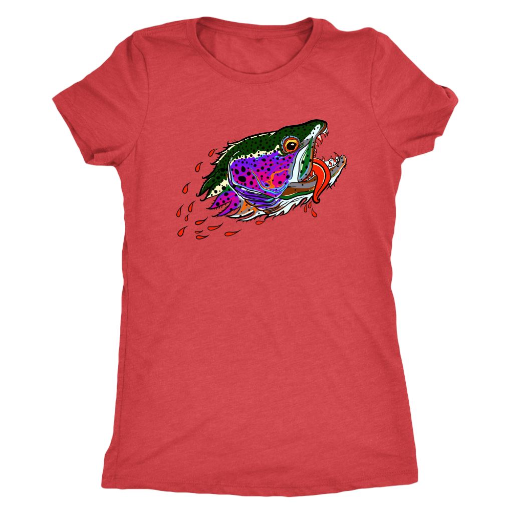 Badgers Water Wolf - Rainbow Trout - Womens Fly Fishing Shirt – Foundry  Fishing