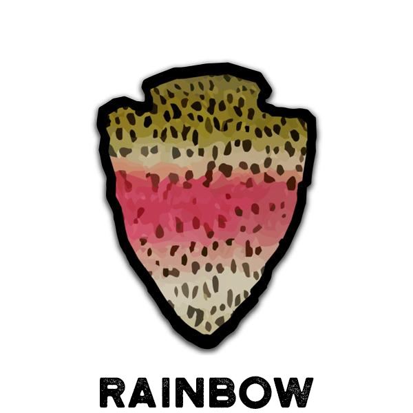 The Parks - Pick One  - Trout Sticker - Foundry Fishing