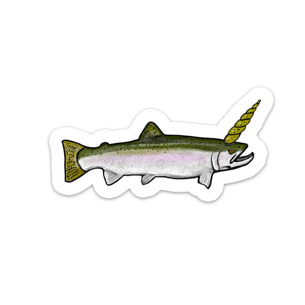 The Unicorn - Steelhead Sticker - Foundry Fishing