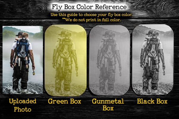 Custom Photo Aluminum Fly Box - Fly Fishing Box