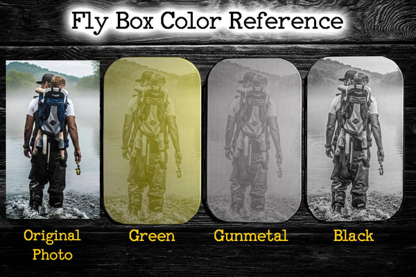Custom Photo Aluminum Fly Box - Fly Fishing Box