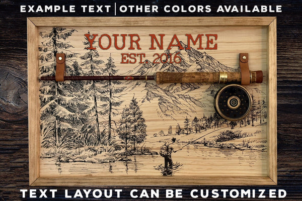 Vintage Fly Rod Artwork  - Customizable