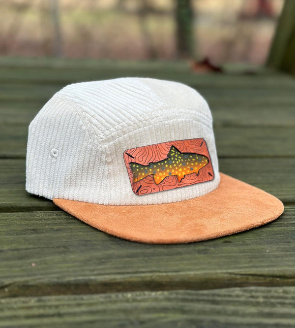 Leather Patch Trout - Corduroy Fly Fishing Hat