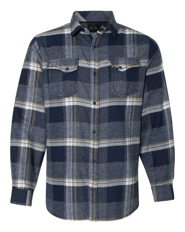 Blue Lines  -  Snap Up Flannel
