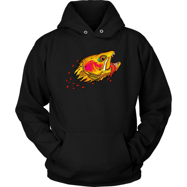 Badgers Water Wolf - Cutthroat Trout - Hoodie - Foundry Fishing 