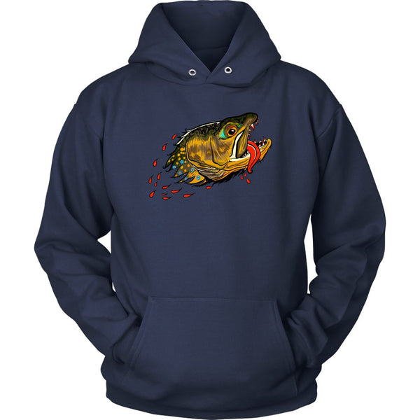 Badgers Water Wolf - Brook Trout - Hoodie - Foundry Fishing 