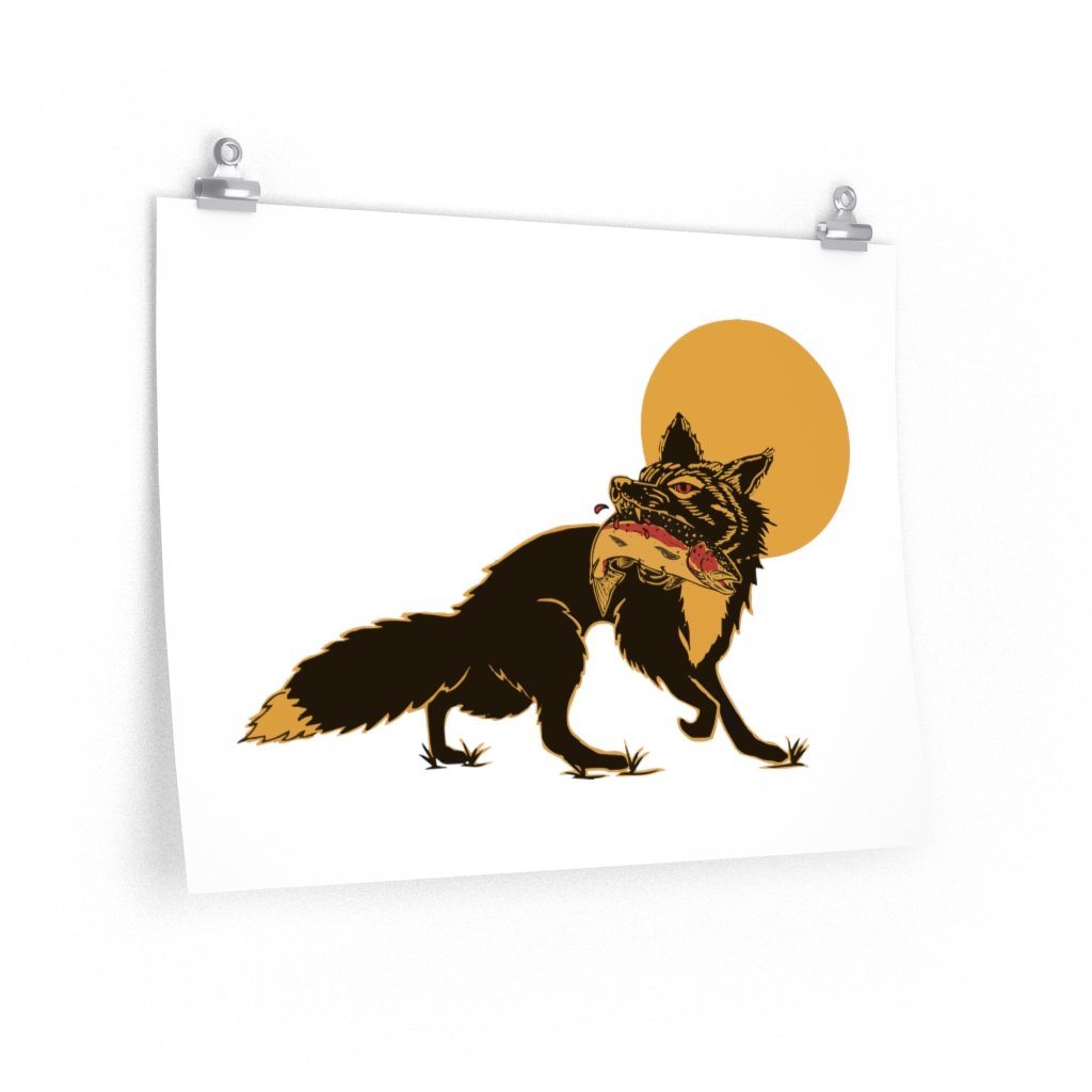 The Greedy Fox - Art Print – Foundry Fishing