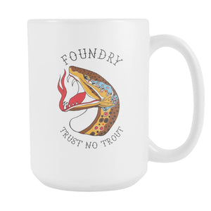 Trust No Trout - Coffee Mug - Foundry Fishing 