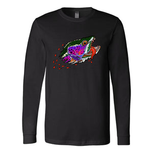 Badgers Water Wolf - Rainbow Trout - Color Options - Long Sleeve Tee - Foundry Fishing 