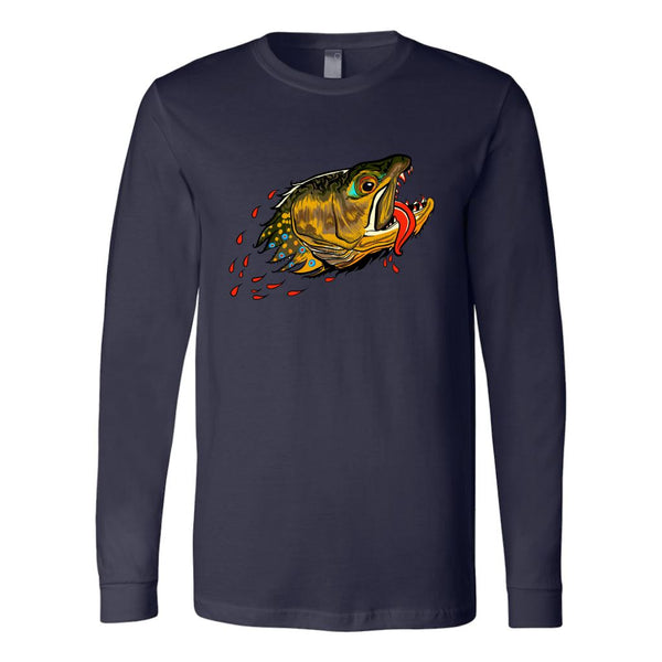 Badgers Water Wolf - Brook Trout - Long  Sleeve - Foundry Fishing 