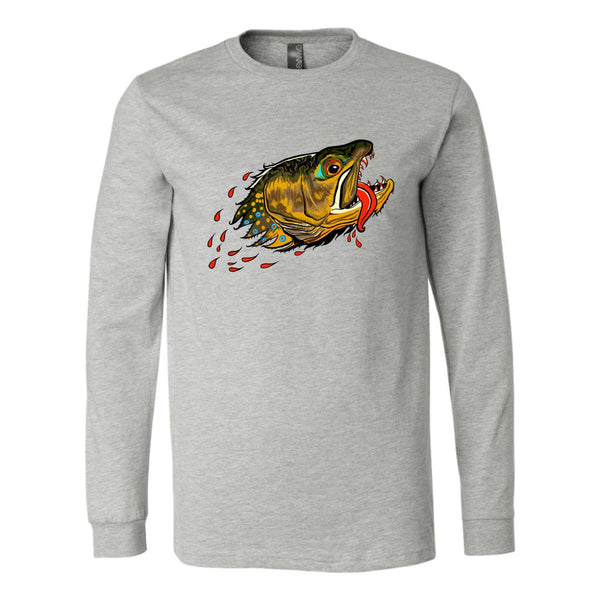Badgers Water Wolf - Brook Trout - Long  Sleeve - Foundry Fishing 