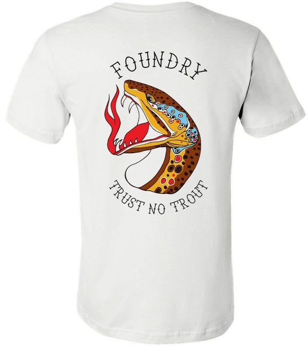 Trust No Trout - Screen Printed -  Fly Fishing Shirt - Foundry Fishing 