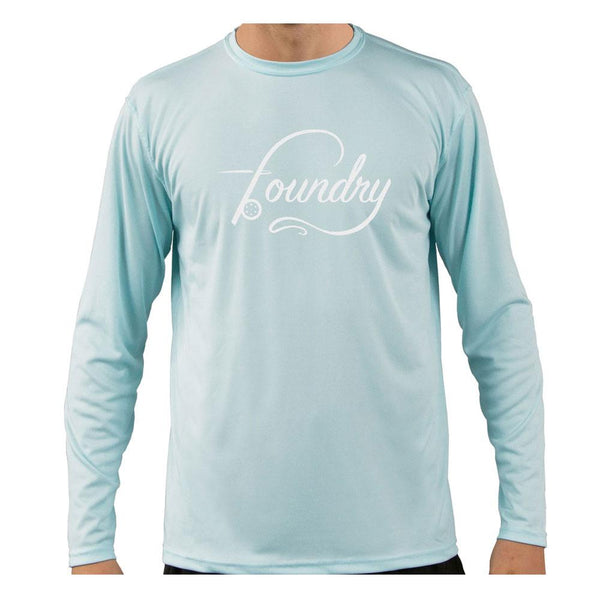 Gulf Blue - UPF 50+ Long Sleeve - Fly Fishing Shirt - Foundry Fishing 