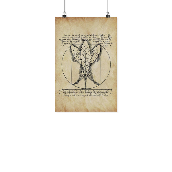 Vitruvian Trout - Art Print - Foundry Fishing 