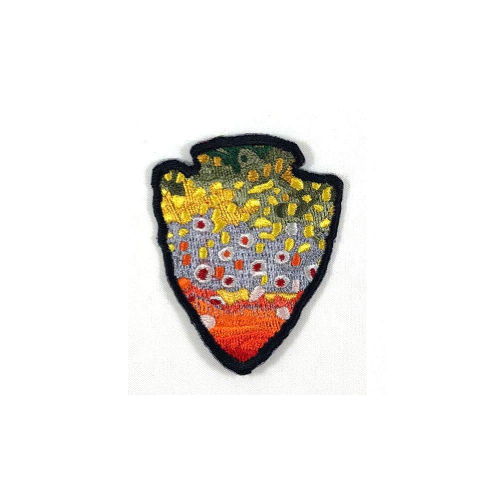 The Parks - Brook Trout - Iron On Fly Fishing Patch