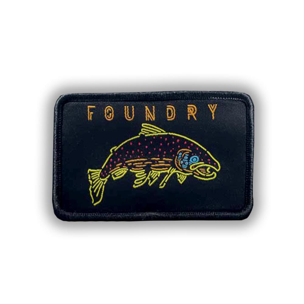 Neon Trout - Brown - Iron On Patch – Foundry Fishing