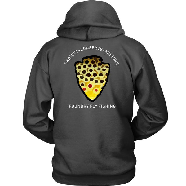The Parks - Brown Trout - Hoodie – Foundry Fishing