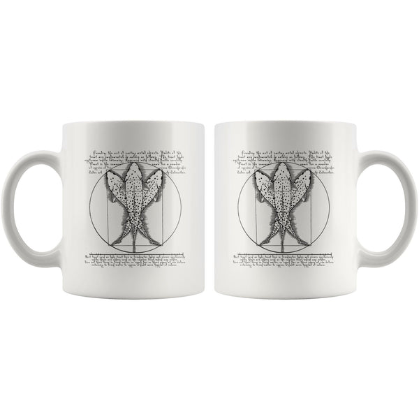 Vitruvian Trout - Coffee Mug - Foundry Fishing 