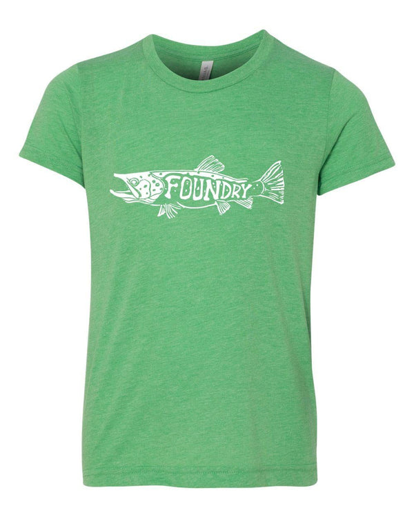 The Frenzy Kids - Green  - White Ink * - Foundry Fishing 