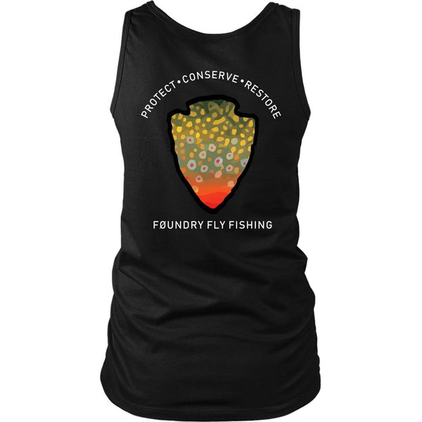 The Parks - Brook Trout - Womens Tank - Foundry Fishing 