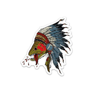 Respect The Natives - Sticker - Foundry Fishing 