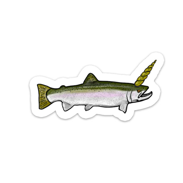 The Unicorn - Steelhead Sticker - Foundry Fishing 